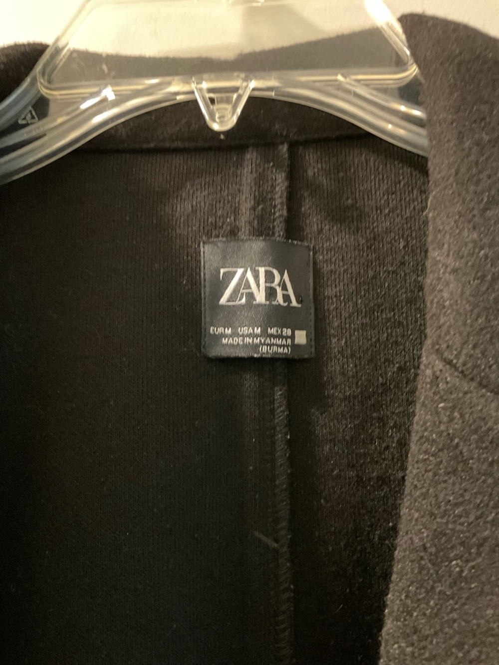 Zara Black Long Coat - Picture 3 of 3